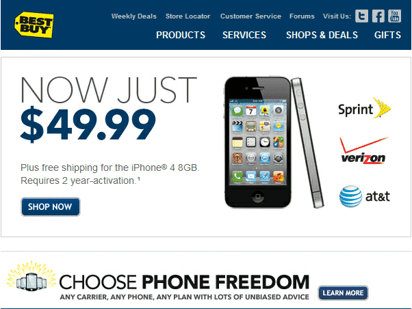 Best Buy cuts price of iPhone 4, Image Credit: The Tech Journal
