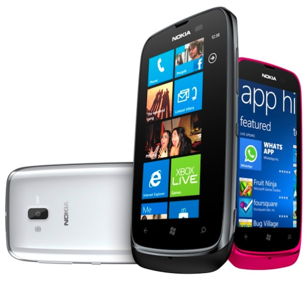 Nokia Lumia 610, Image Credit : Nokia
