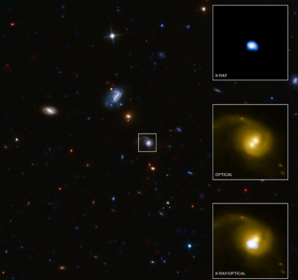 Black Hole Evicted From Its Home Galaxy, Image Credit : examiner.com