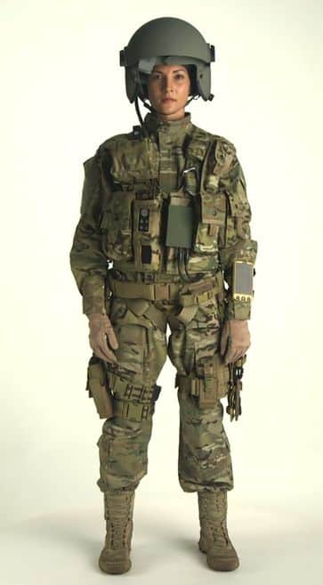 A US Soldier Wearing Aviation Warrior, Image Credit : Raytheon