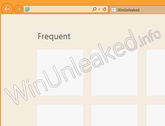 New style for Internet Explorer 10 theme, Image credit:winunleaked.info