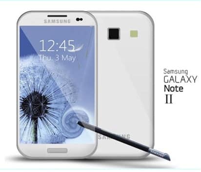 Samsung Galaxy Note 2, Image credit: gadgetsarena.org