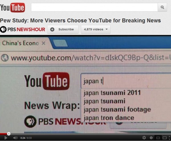 YouTube for news