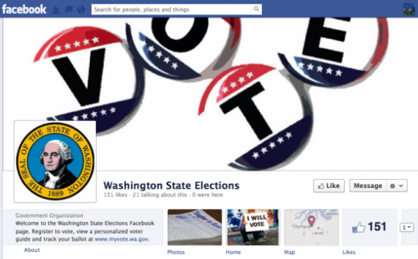 Facebook Voter Registration App Wash.