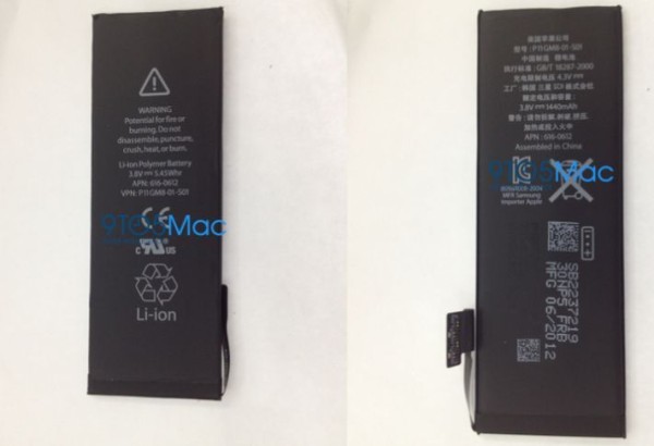 iPhone 5 battery image leak