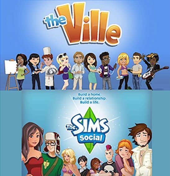 Theme Similarity Between The Sim Socials And The Ville