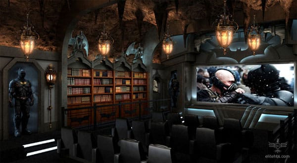 Batman themed private home-theater