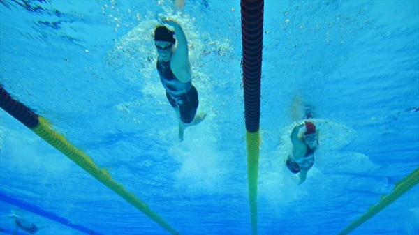 Underwater Olympic Pool Camera