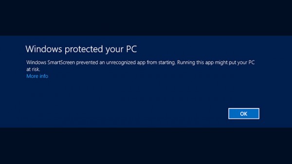 Windows SmartScreen feature