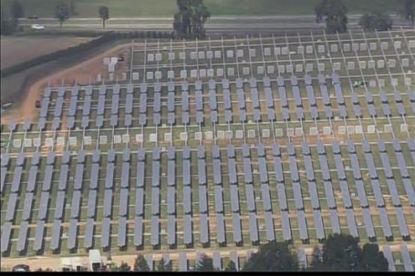 Gigantic Solar Farm Of Apple