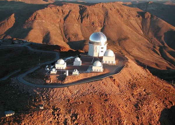 Victor M. Blanco Telescope On A Mountain In Chile