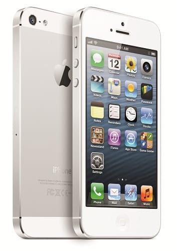 iPhone 5, image credit:apple.com