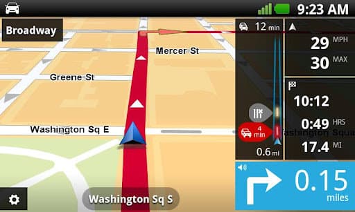 Tomtom Android navigation app