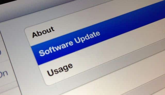 Software Update iOS portal