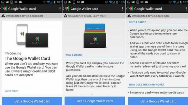 Google Wallet Card