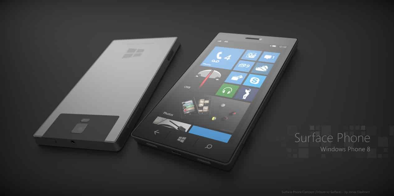 Concept Of Windows Surface Phone