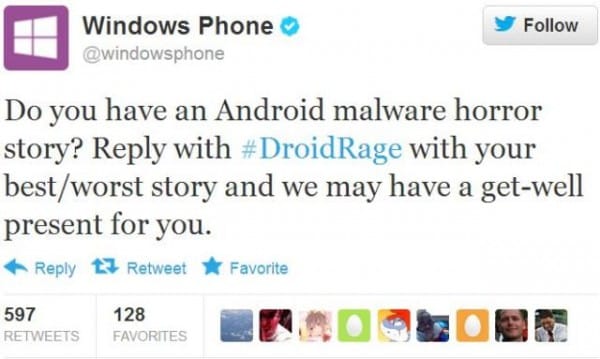 Microsoft's Twitter Advertising Campaign For Android Users
