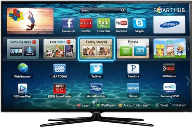 Various Apps On Smart TV