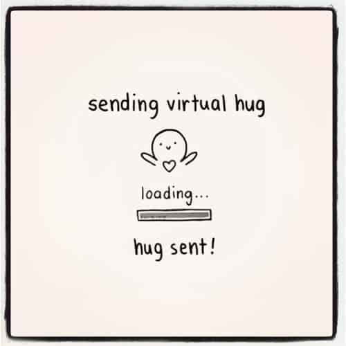 Virtual hug