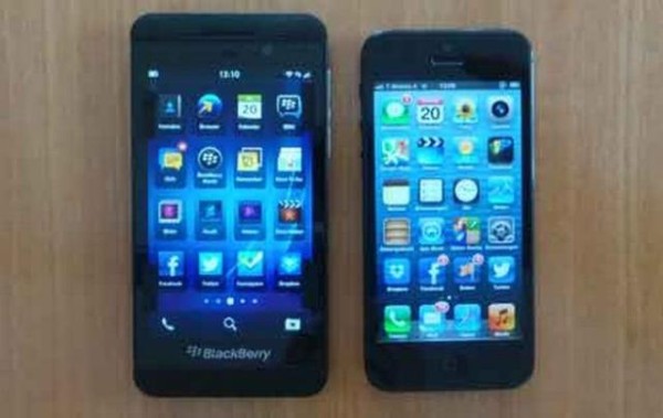 Comparison Of BlackBerry Z10 And iPhone 5