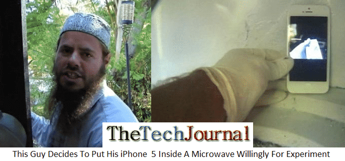 Guy Decides To Put His iPhone Inside A Microwave