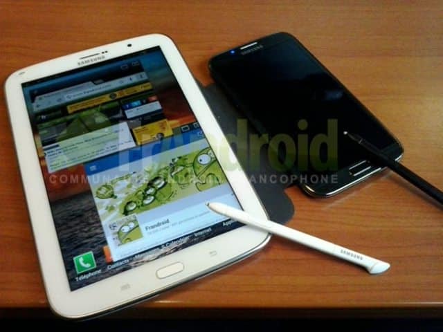 Leaked Image Of Samsung Galaxy Note 8.0 With S-Pen