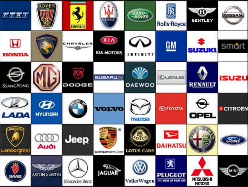 Logo Of Car Companies