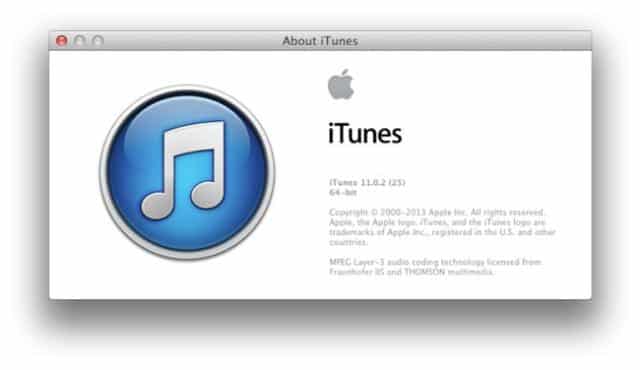 Release Of iTunes 11.0.2