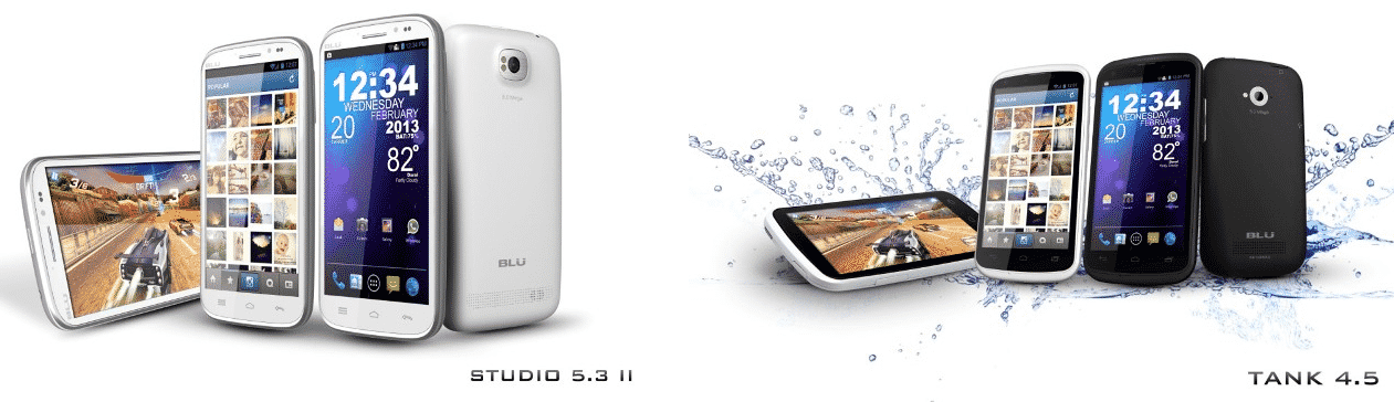 Studio 5.3 II And Tank 4.5 Android Handsets