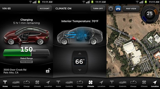Tesla Model S App For Android