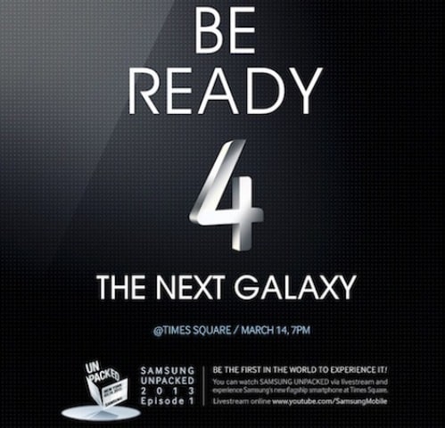 Announcement Of Galaxy S4 Event