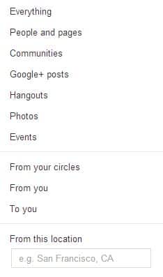 Google + Photo Filter