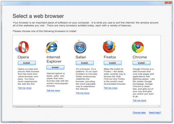 Browser Ballot