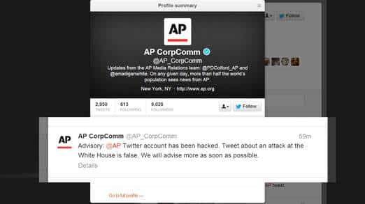AP Admits Hack Of Its Twitter Account