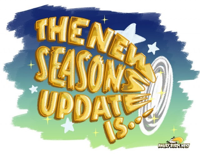 Announcement Of Update Of Angry Birds Seasons
