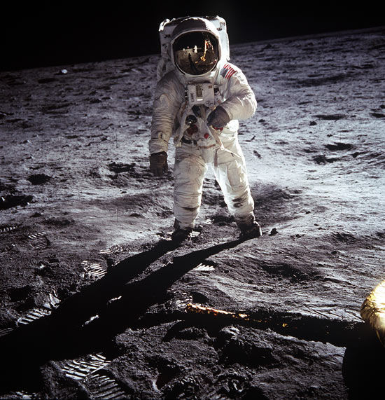 Buzz Aldrin On The Moon In 1969