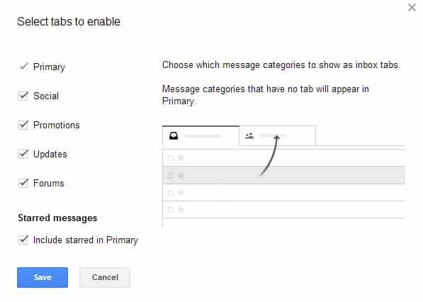 New Gmail Inbox Setup