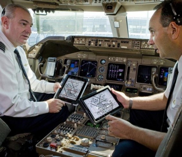 In-flight iPad