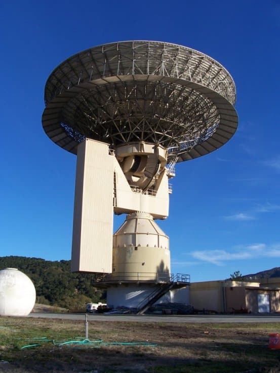 Recommissioned Radio Dish At The Jamesburg Earth Station In Carmel, California