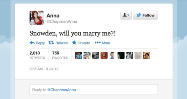 Anna Chapman tweet