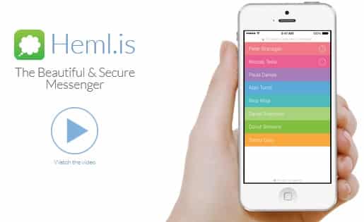 Hemlis messaging app