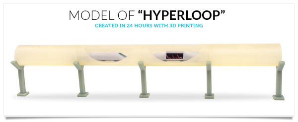 3D Model Of Futuristic Hyperloop Transport System