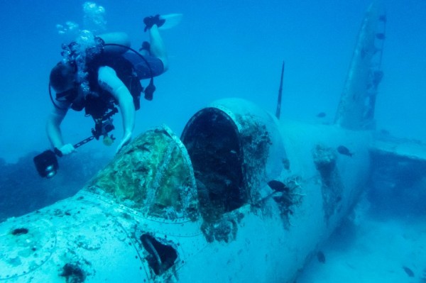 World War II Aircraft Under Water