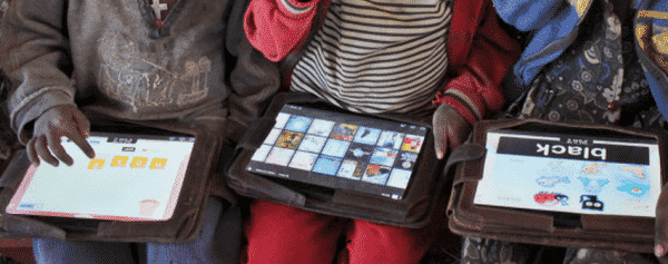 Children With Tablets