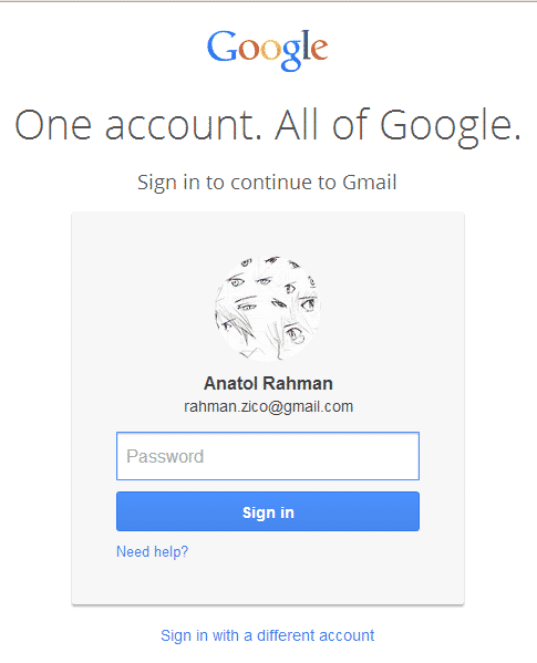 Refreshed Log-in Page Of Gmail