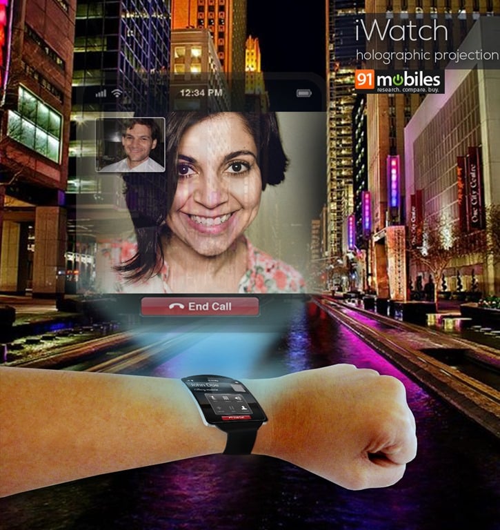 iWatch Holographic Projection