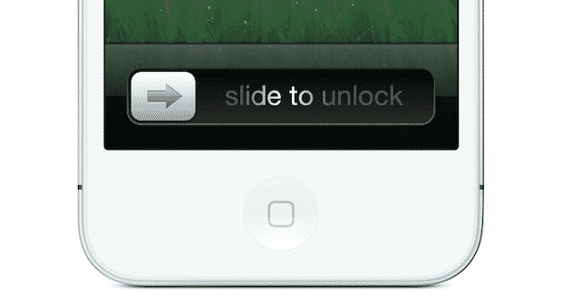 iPhone lock screen