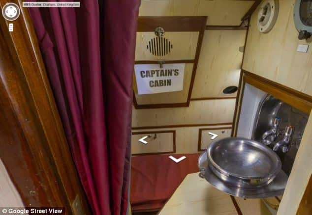 Captain's Cabin On HMS Ocelot