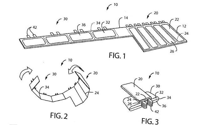 Patent Files For Folding Batteries