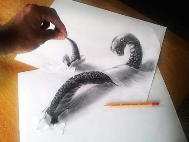 3D Pencil Drawing Of Ramon Bruin - 8